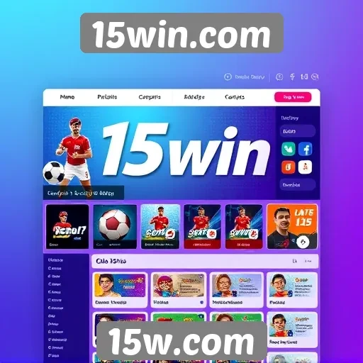 Interface do 15win.com melhora experiência do usuário